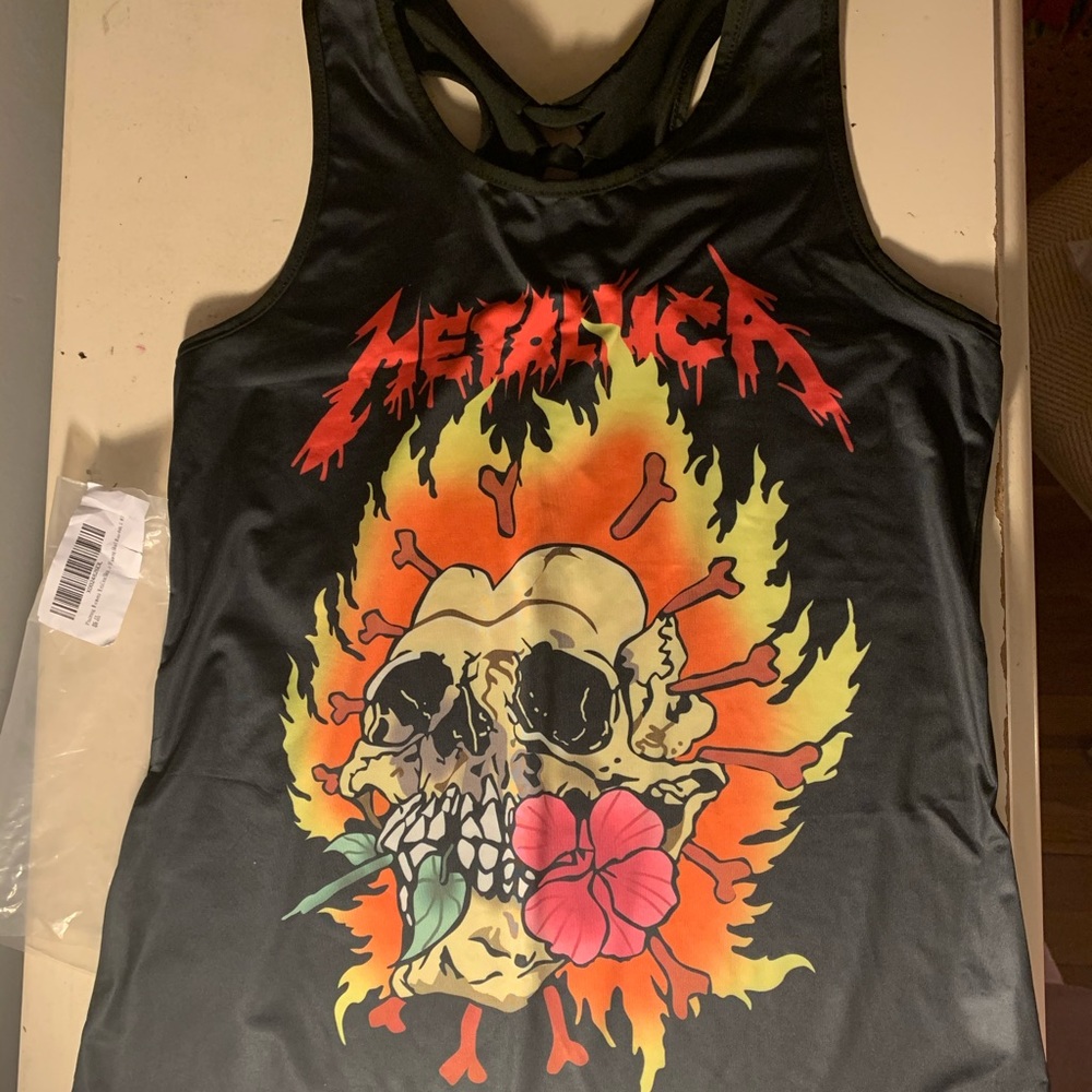 Never been used Metallica Skull Tank Top